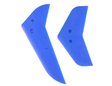 EK1-0419L - Vertical & Horizontal Tail Blade Set (Blue) - Belt C