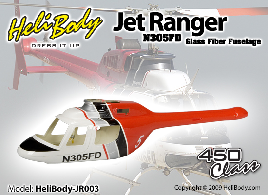 HB-JR003 - Jet Ranger N305FD Glass Fiber