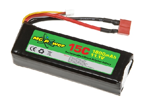 MG-111-15-1800 - MG Power Battery (11.1V 15C 1800mAh)