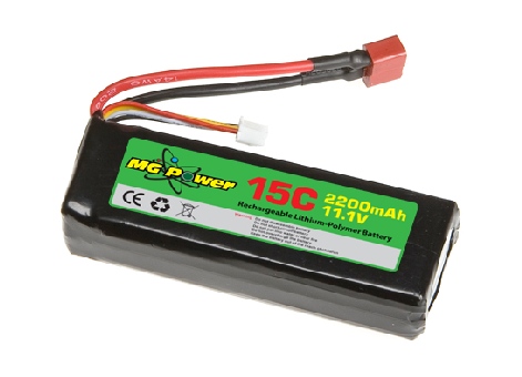 MG-111-15-2200 - MG Power Battery (11.1V 15C 2200mAh)