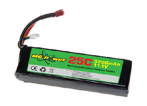 MG-111-25-3200 - MG Power Battery (11.1V 25C 3200mAh)