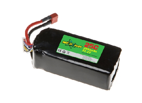 MG-222-25-2200 - MG Power Battery (22.2V 25C 2200mAh)