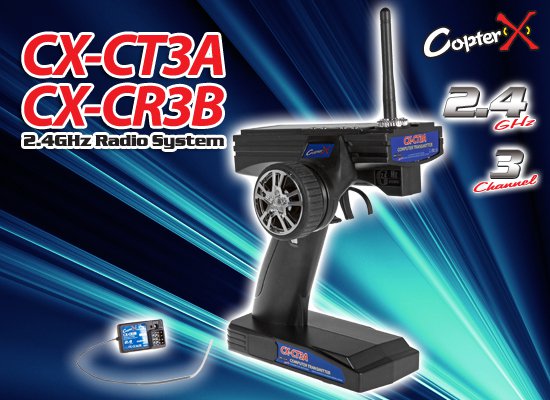 CX-CT3A - Transmitter with CX-CR3B Receiver