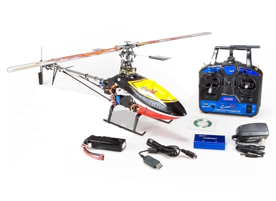 CX450BA2.4G - CopterX CX450 Black Angel 2.4G RTF Carbon
