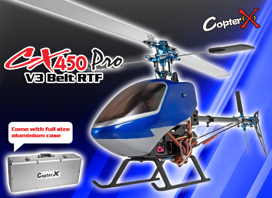 CX450PROV3BELT - CX450PRO V3 Belt Version 2.4GHz RTF