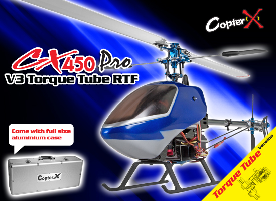 CX450PROV3-TT - CX450PRO V3 Torque Tube 2.4GHz RTF