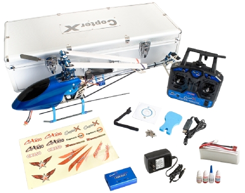 CX450AEV2-2.4G - CopterX CX450AE V2 2.4G RTF Full Metal