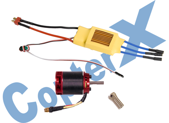 CX500-10-00 - 500L 1600Kv Brushless Motor with Pinion Gear & 70A ESC with BEC CX500