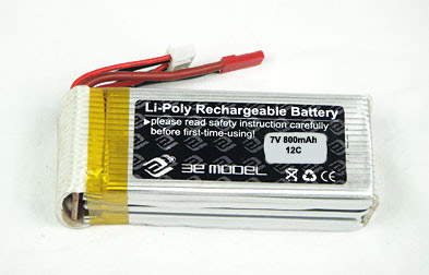 3EM-7812C - Battery lipo 7.4V 800mAh 12C