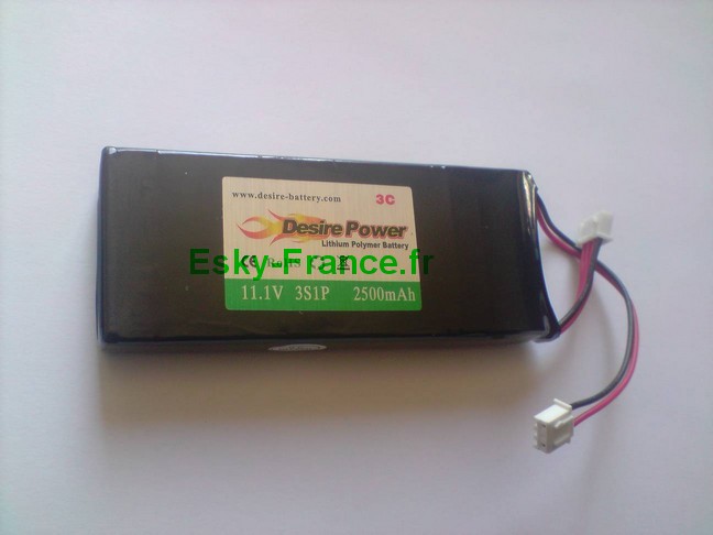 DP-1125003C - Lipo 11.1V 2500mAh 3C ESKY Transmitter