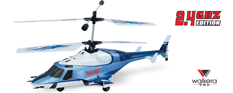 HM5G4Q3BL - Walkera HM 5G4Q3 Helicopter (2.4G Edition Blue) NEW 2010