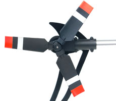 Tail rotor blades set