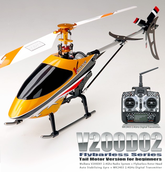 HM-V200D02 - Helicopter Flybarless 2011 (2.4Ghz Edition)