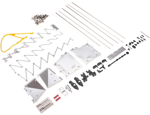 HM-4F200LM-Z-05S - Tail Shaft Set (Silver) for 4F200LM HM-4F200LM-Z-05S - Tail Shaft Set (Silver) for 4F200LM