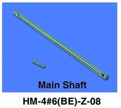 HM-4#6(BE)-Z-08 - Main Shaft Walkera 4#6/V120D01 HM-4#6(BE)-Z-08 - Main Shaft Walkera 4#6/V120D01
